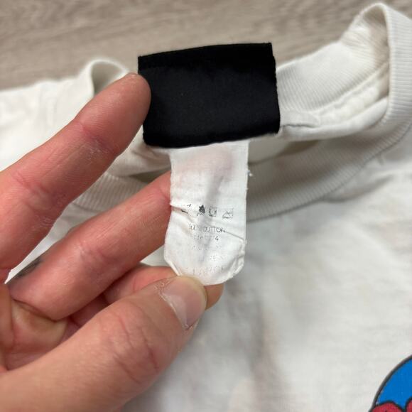 Vintage 90s Santa Cruz Screaming Hand NHS Tag Shirt Men's Small Skater - Picture 8 of 11